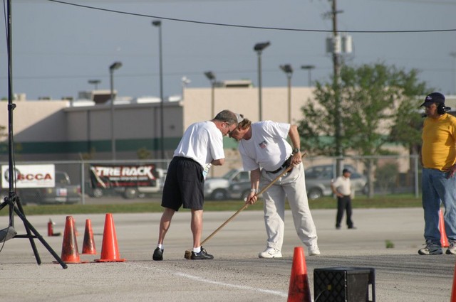 Solo Safety Steward Hal helping with the clean-up.